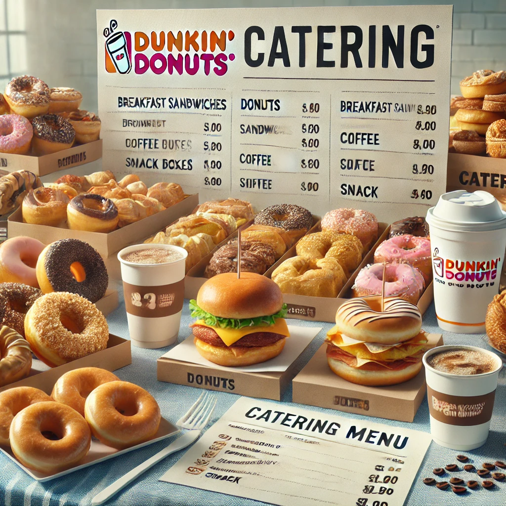 Dunkin’ Donuts Catering Menu